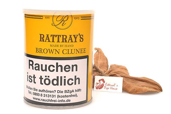 Rattrays Brown Clunee Pfeifentabak 100g Dose Rattrays Brown Clunee Pfeifentabak 100g Dose